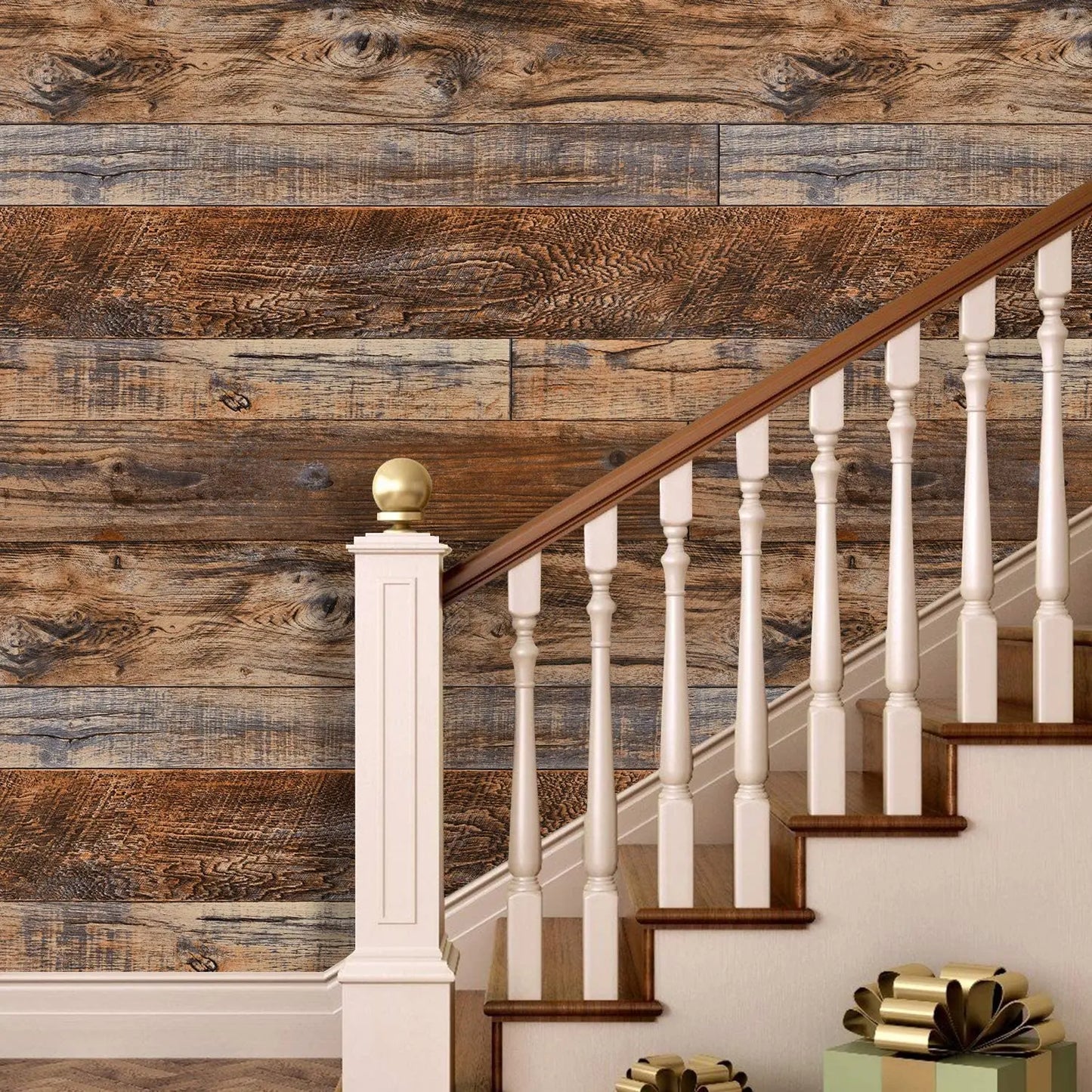 Wood Panel Horizontal Wallpaper 1