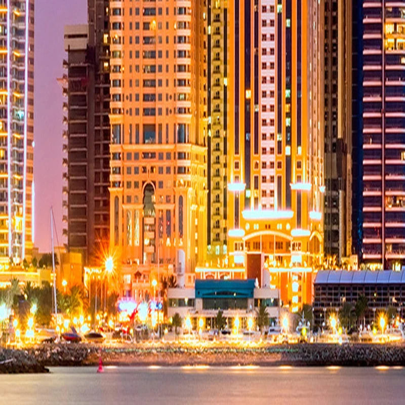 Dubai Marina 3D Wallpaper - Detail