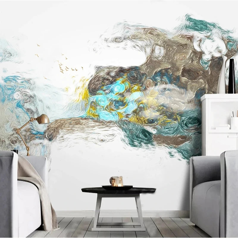 Abstract Marble 3D Wallpaper - Bedroom