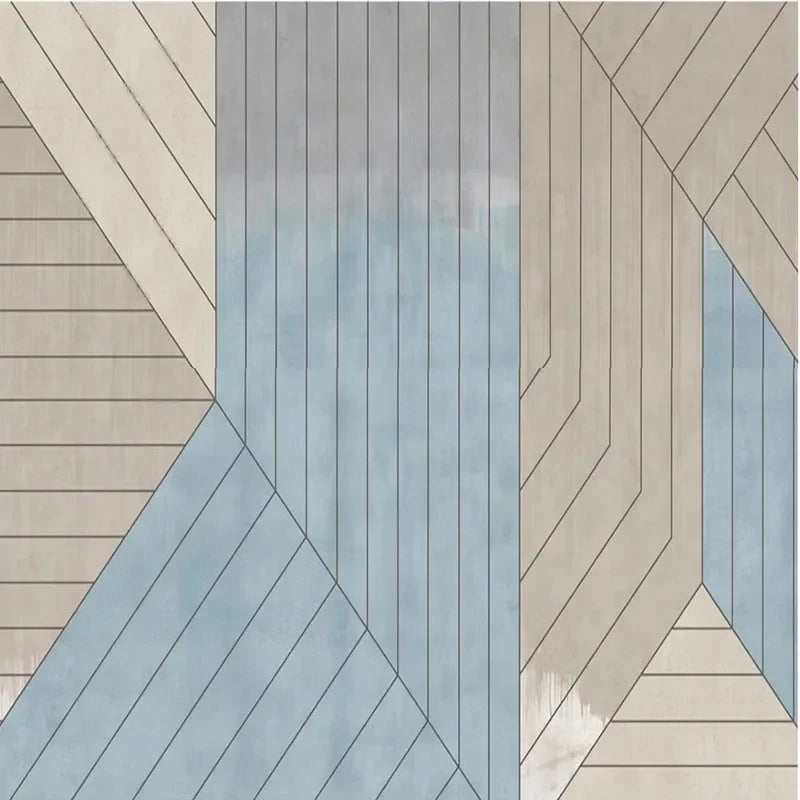 Andrew Geometric Mural Wallpaper - noboringwall.com