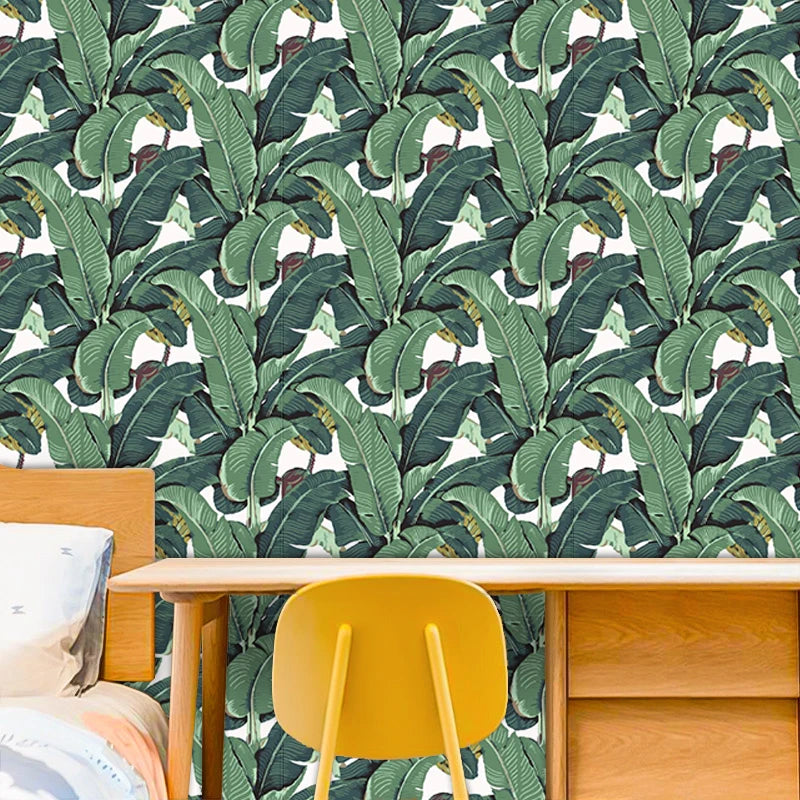 Banana Leaf Wallpaper Roll - Bedroom
