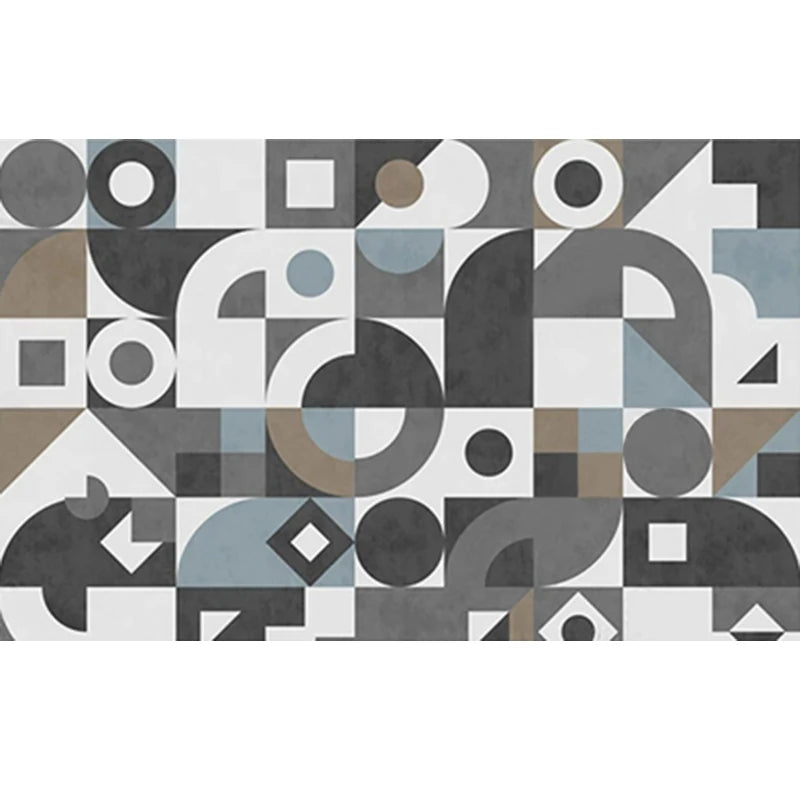 Abstract Retro Contemporary Mural Wallpaper - Full Design