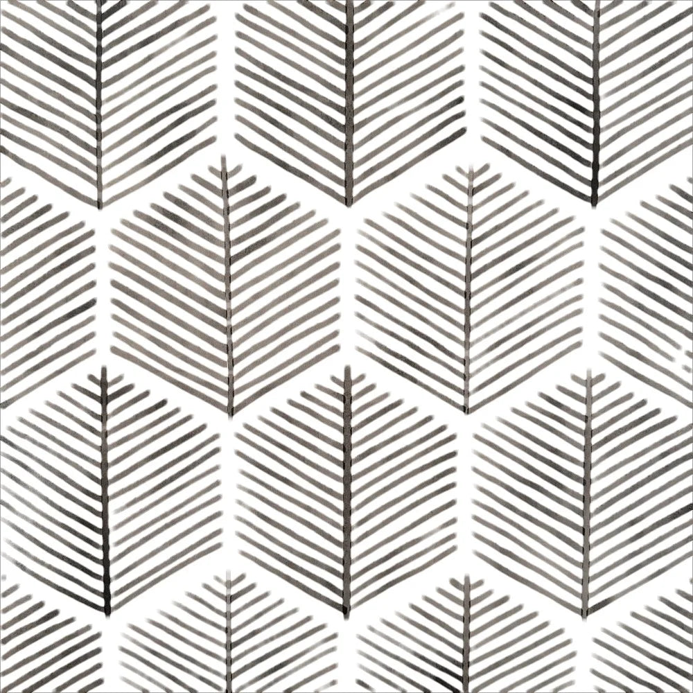 Pattern Peel & Stick Wallpaper Roll - Black