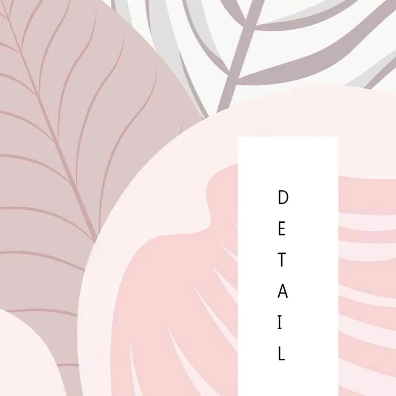 Flamingoes in Garden Nursery Mural Wallpaper - Detail