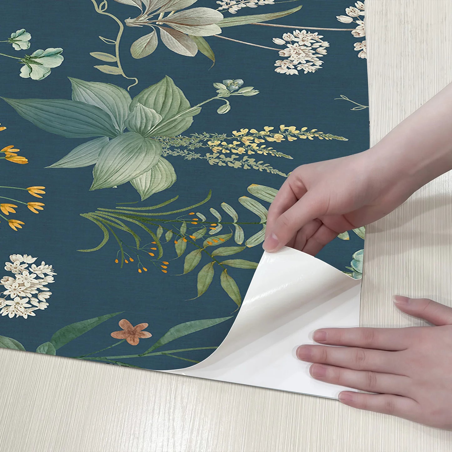 peel and stick PVC wallpaper