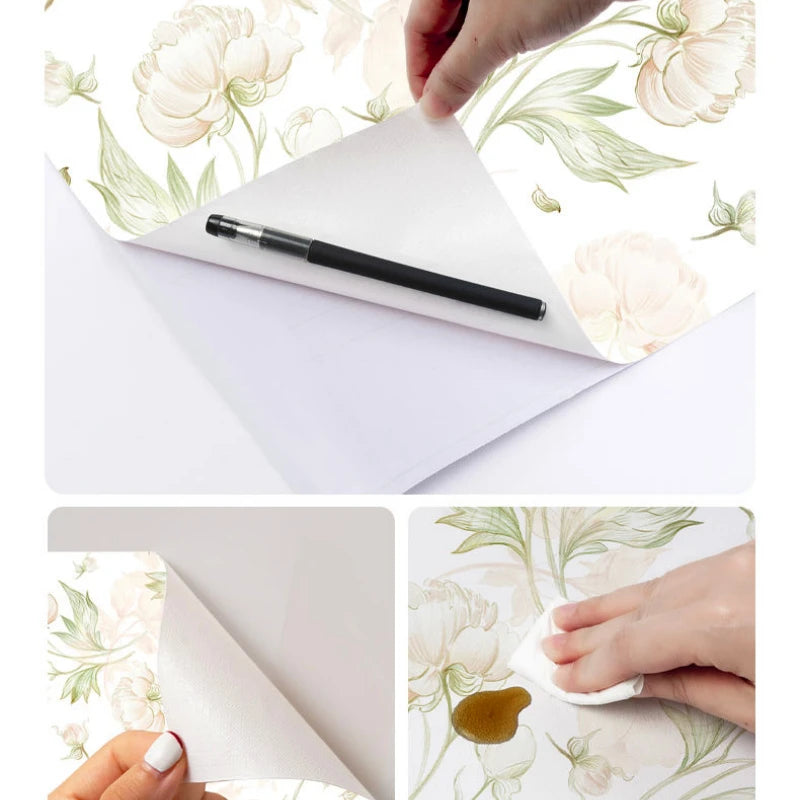 Pastoral Style Self-Adhesive Wallpaper - Waterproof and Moisture-Proof
