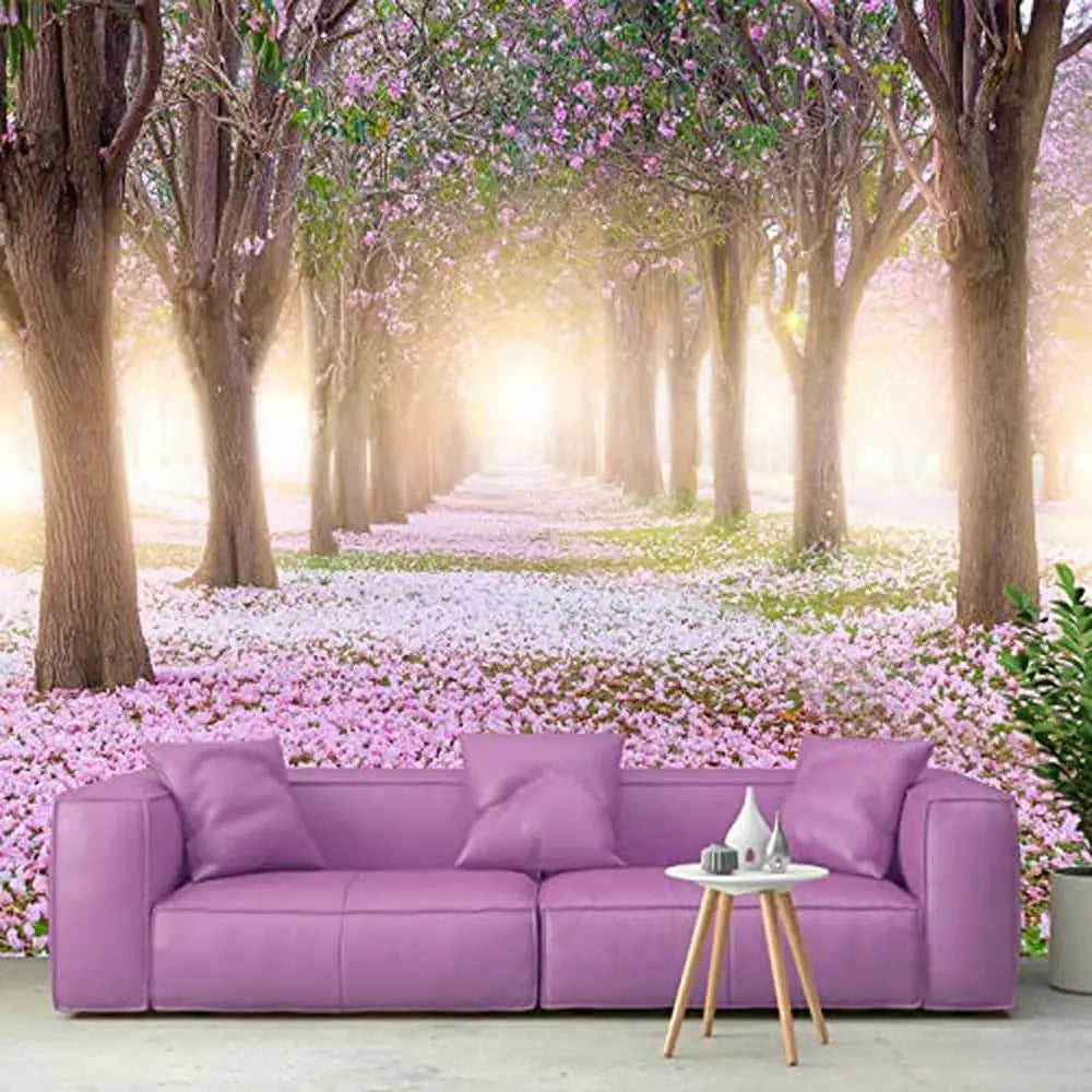 Petals Pink florals Autumn 3D Wallpaper