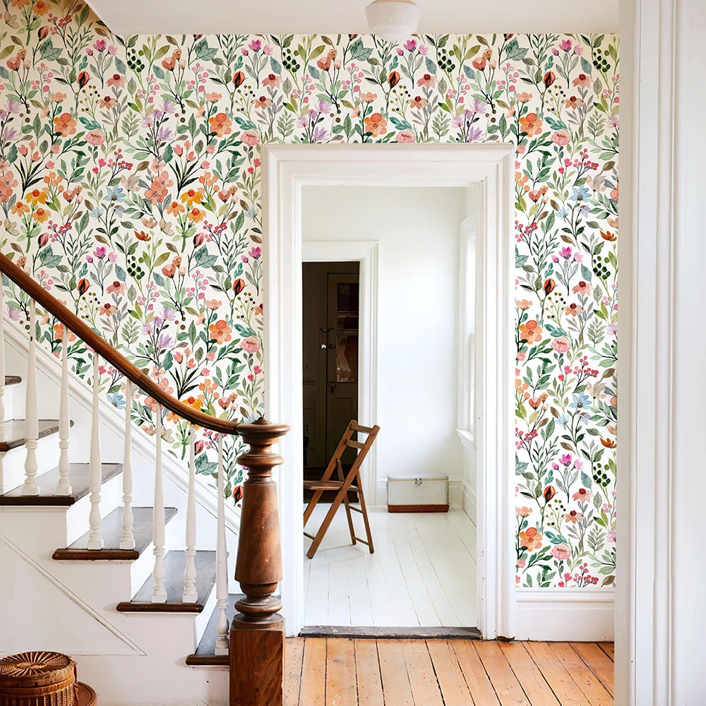 Summer Florals Wallpaper Roll - Classic Wall