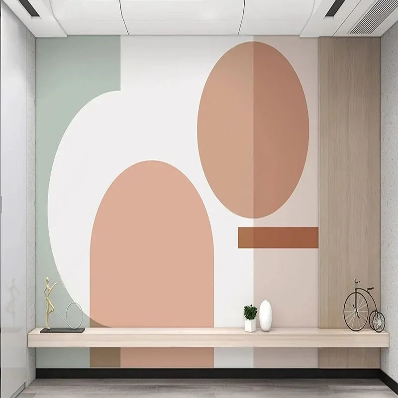 Sid Mural Wallpaper - noboringwall.com Abstract Minimalist Pop Culture