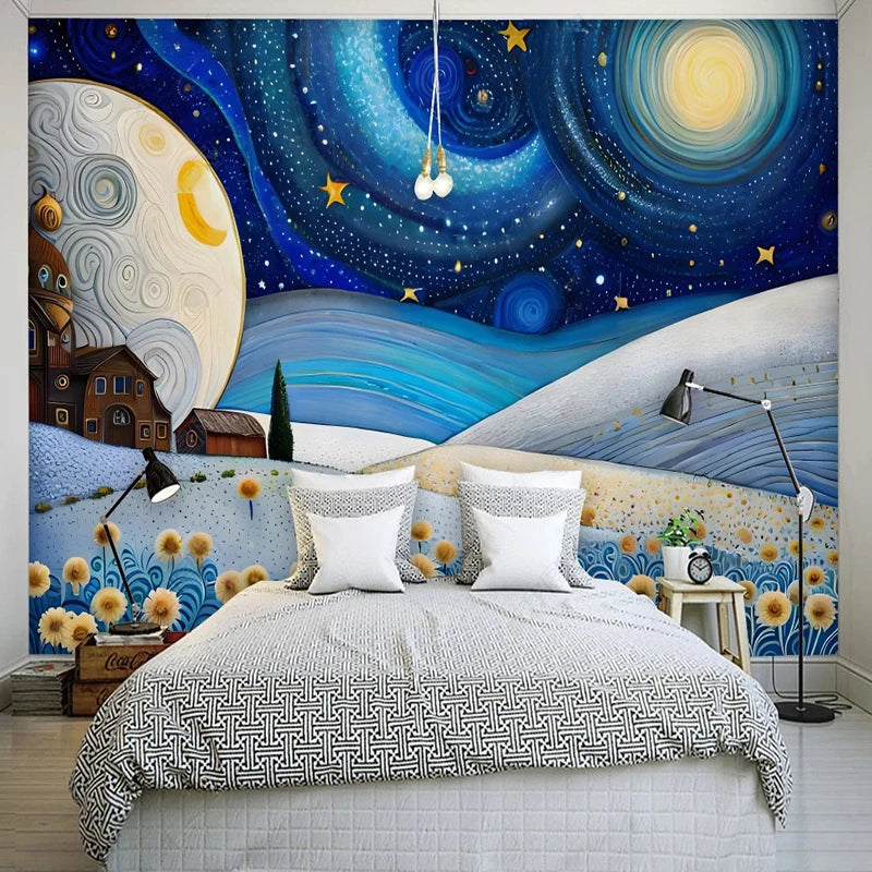 Space Imagination Mural Wallpaper - Boys Room