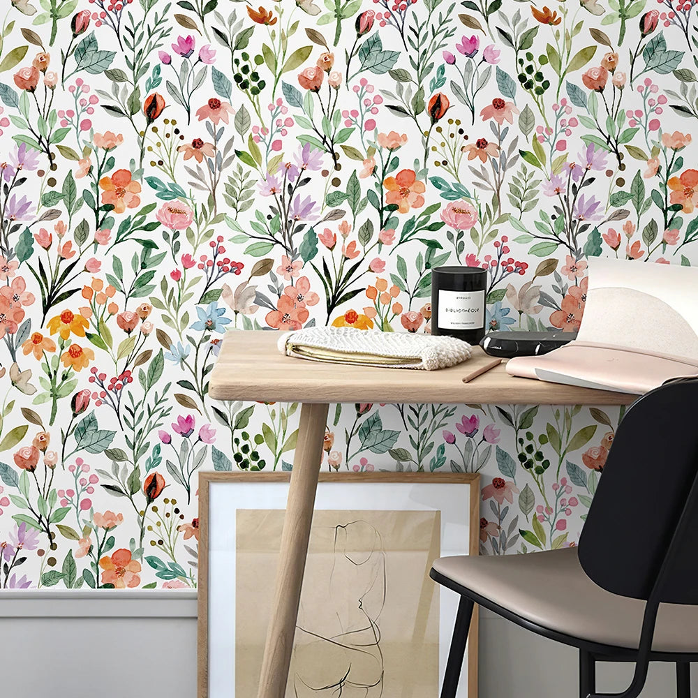 Summer Florals Wallpaper Roll - Living Space