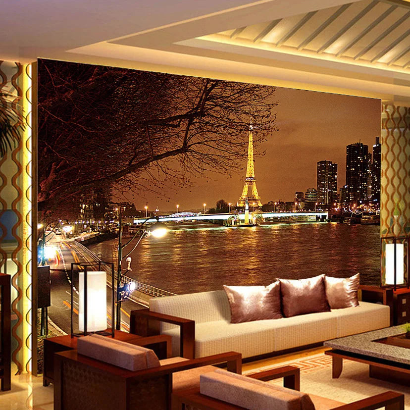 Paris by the Seind 3D Wallpaper