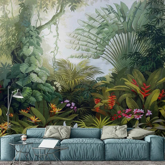 Mural wallpaper custom - rainforest